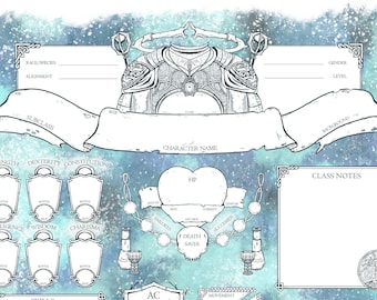 D&D 5E - The Devout - Character Sheets