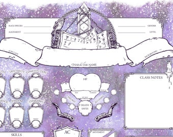 D&D 5E - The Mage - Character Sheets