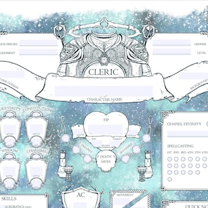 Invulbare D&D 5E - Cleric - Character Sheets