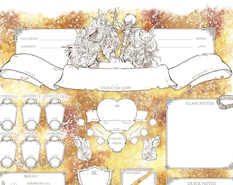 D&D 5E - The Magicborn - Character Sheets