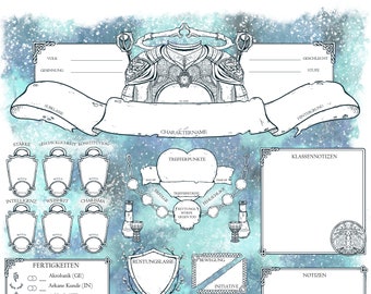 DEUTSCH - D&D 5E - KLERIKER - Character Sheets