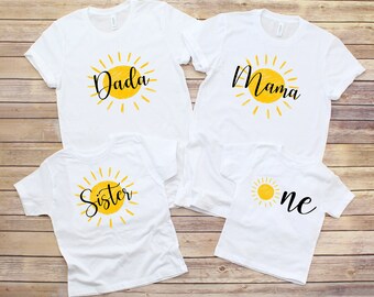 First trip around the sun  birthday shirt, matching family shirts,  first trip 1st birthday outfit