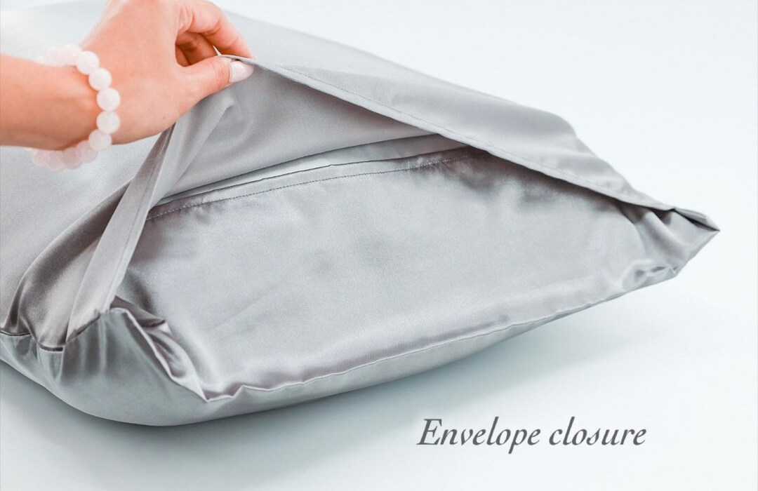 Silky Satin Pillowcase With Envelope Enclosure, Gift Ideas, Washable