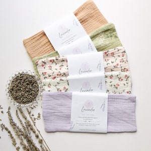Lavendel Augenkissen, Aromatherapie gewichtete Augenmaske für den Schlaf