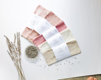 Weighted Lavender Eye Mask, Organic Flax Seed, Made in USA