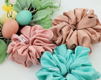 Handmade Mulberry Silk Scrunchies, Gentle Hair Tie