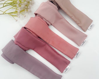 Mulberry Silk Skinny Headband, Hair Scarf, Floral Turban