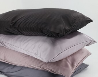 19 Momme Mulberry Silk Pillowcase, Envelope Closure, Hair & Skin Care