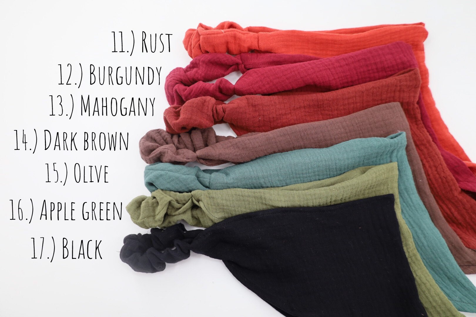 Cotton Gauze Headscarf Hair Wrap Hair Bandana Cooling Hair Etsy