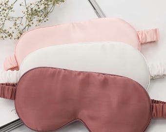 Mulberry Silk Sleep Mask, Grade 6A, Organic Spa Self Care Gift