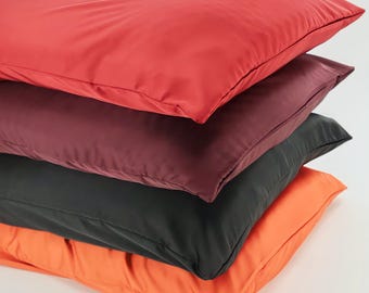 Mulberry Silk Pillowcase, 19 Momme, Envelope Closure, Standard & Queen