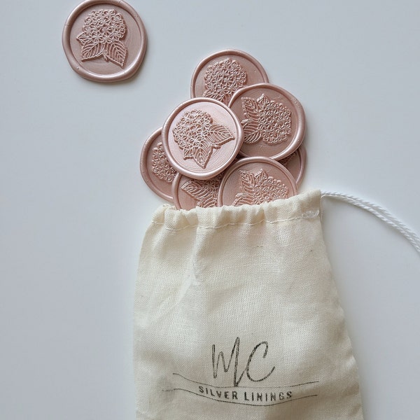 Hydrangea Handmade Wax Seal Stickers /Self-adhesive Wax Seals