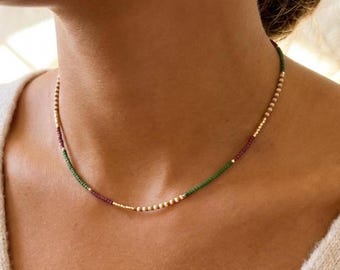 Collar de perlas para mujer – Joyería minimalista elegante – Regalo para ella
