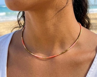 Collier perle perle femme – Bijou minimaliste élégant – Cadeau pour elle
