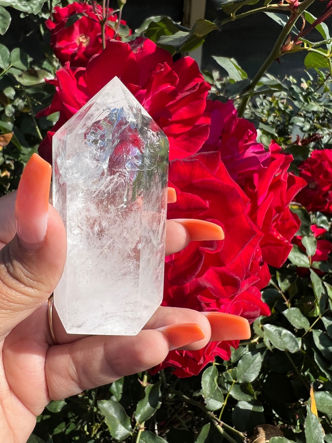 Beautiful Clear Quartz Crystal Tower, Crystal Tower, Clear Quartz