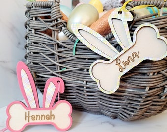 Dog Easter Basket tag, Pet lover gift.
