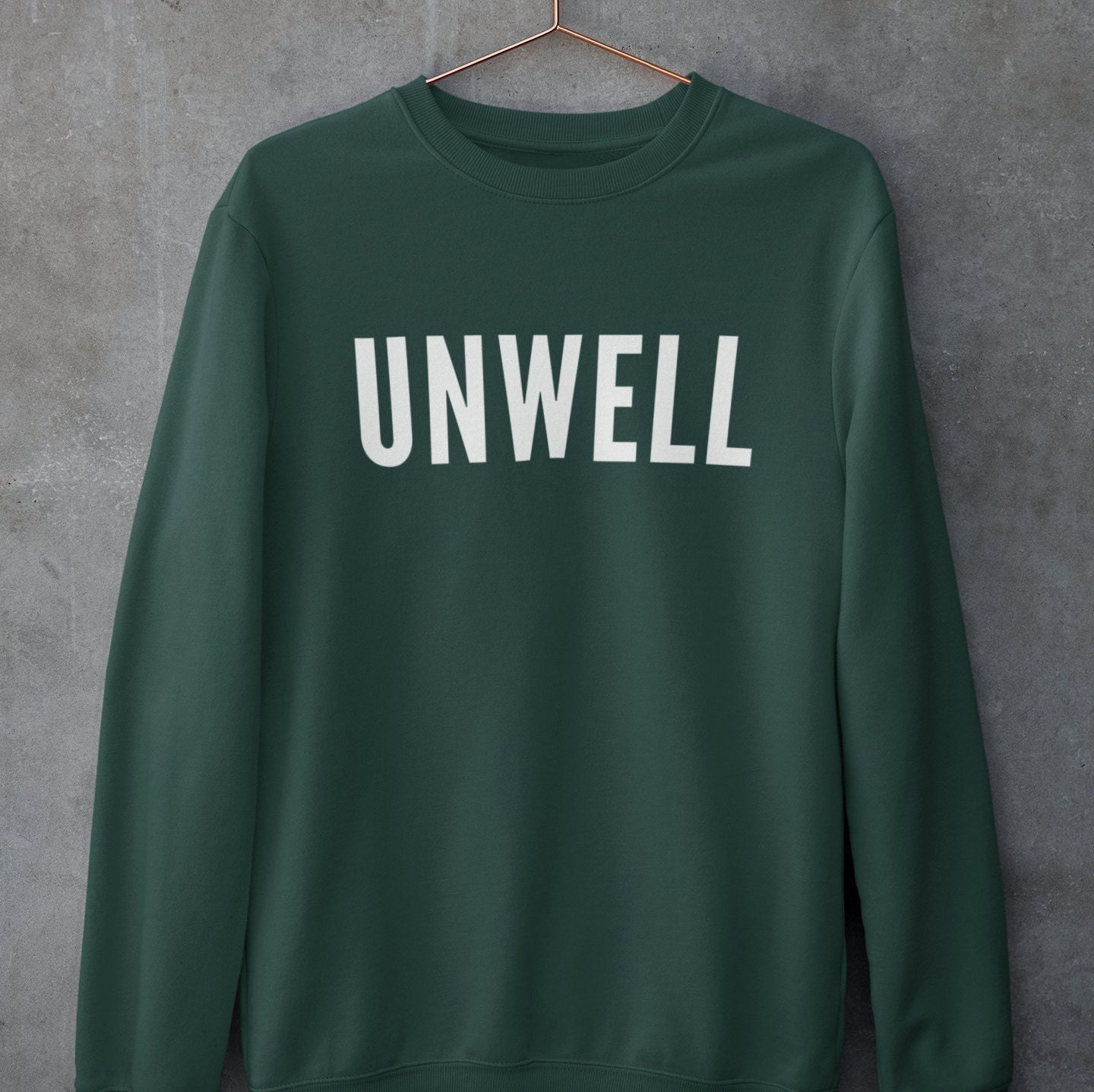 unwell crewneck
