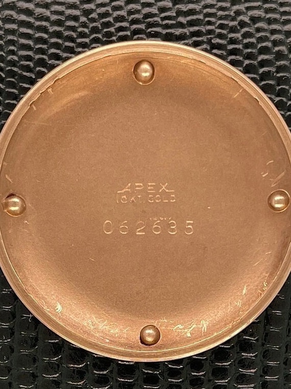 10kt solid gold Wittnauer watch - image 2