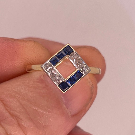 Antique Art Deco Sapphire Ring