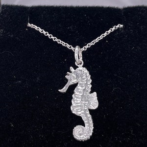 Colgante de caballito de mar Sterling