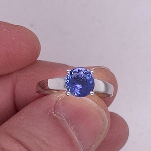 Platinum Tanzanite ring