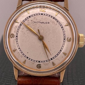 10kt solid gold Wittnauer watch