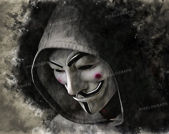 We are Anonymous, Guy Fawkes mask