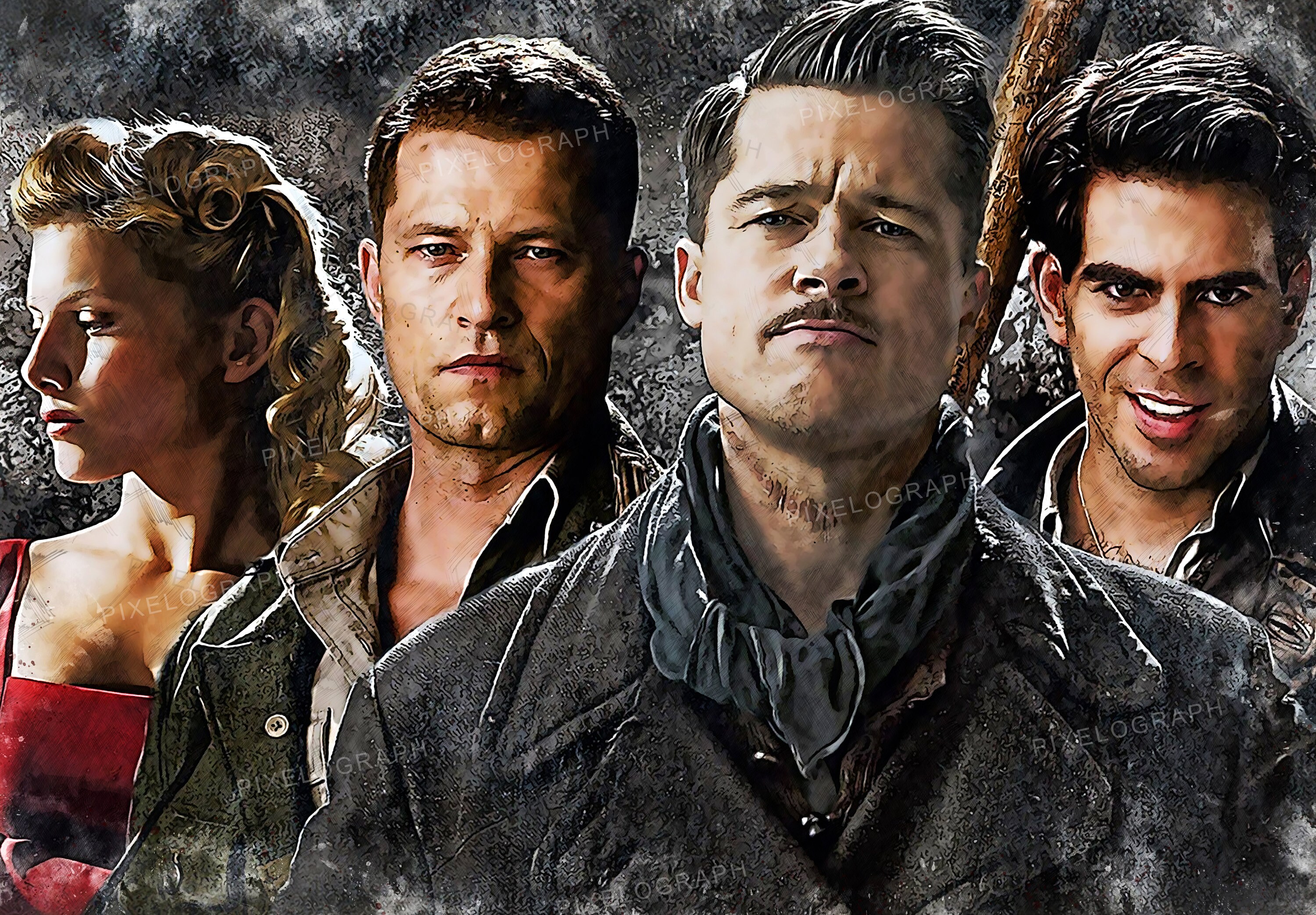 Brad Pitt Inglourious Basterds Hair