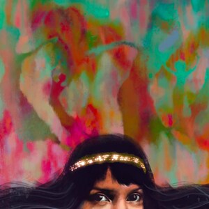 Stampa fine art firmata a mano su carta di seta ~ 'The Divine Feminine'