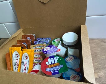 Travel Breakfast Condiment Kit: Pancake Syrup, Jelly, Nutella & More
