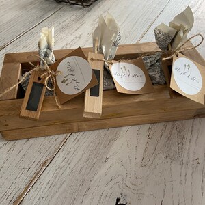 3-Pack Recycled Materials Wood Wick Firestarter with Matches and Kindling/Camping/Firepit Gift Set