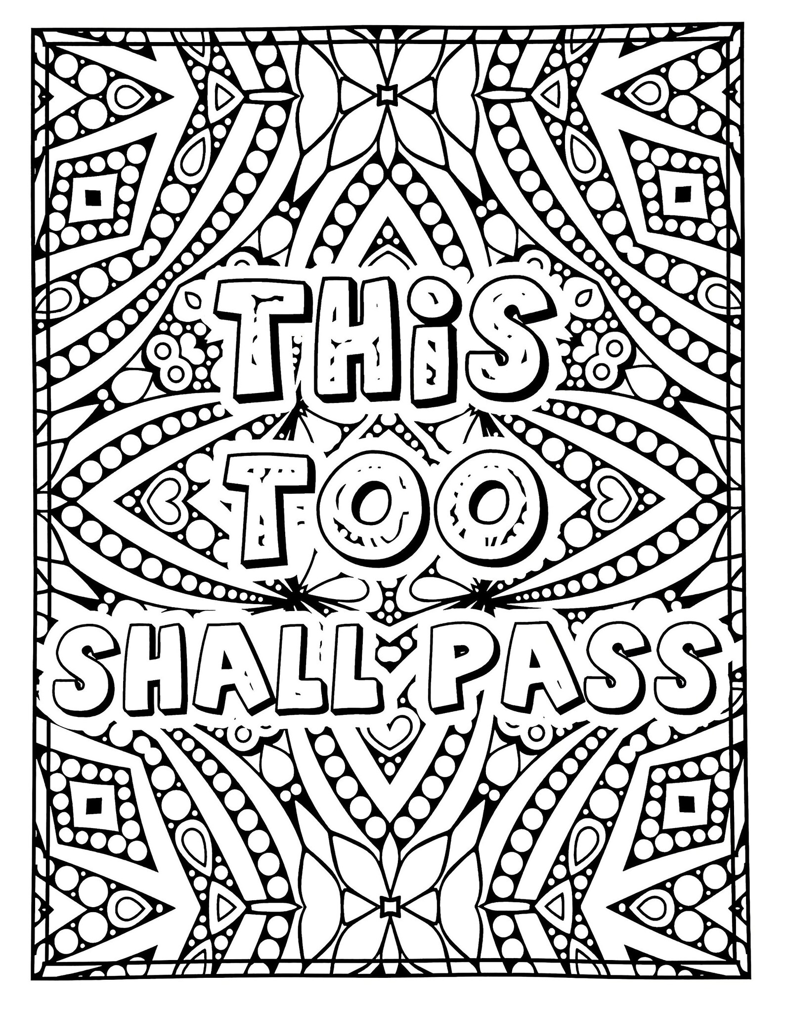 Positive Affirmations Printable Coloring Pages Digital Etsy Finland
