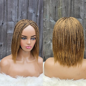 Handmade Braided Feathers Wig 12 inch (color 27) Ready to ship