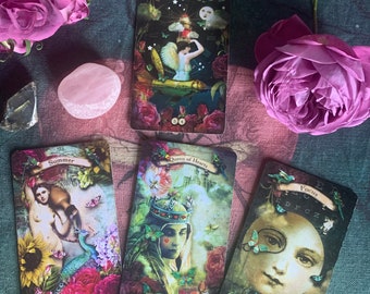 Oracle of the Rose By Zera DeRose 薔薇のオラクル ゼラ・デローズ ローズのオラクル - オラクル デッキ、電子書籍ガイドブック付き