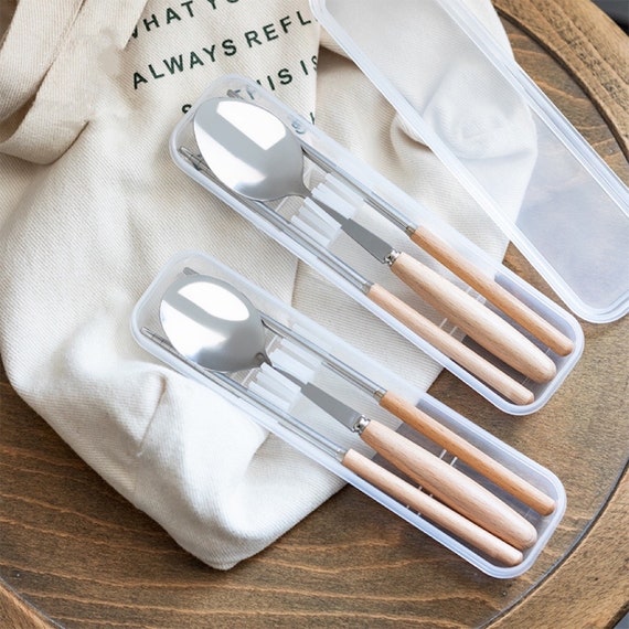 reusable cutlery stainless steel office utensils