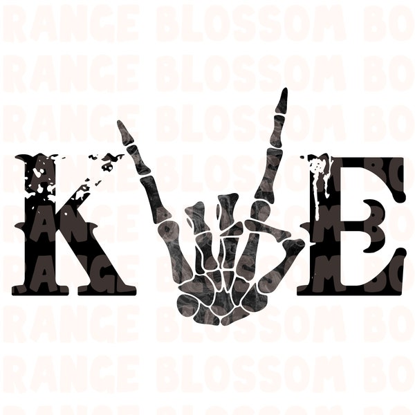 KOE rock hand - PNG Digital File