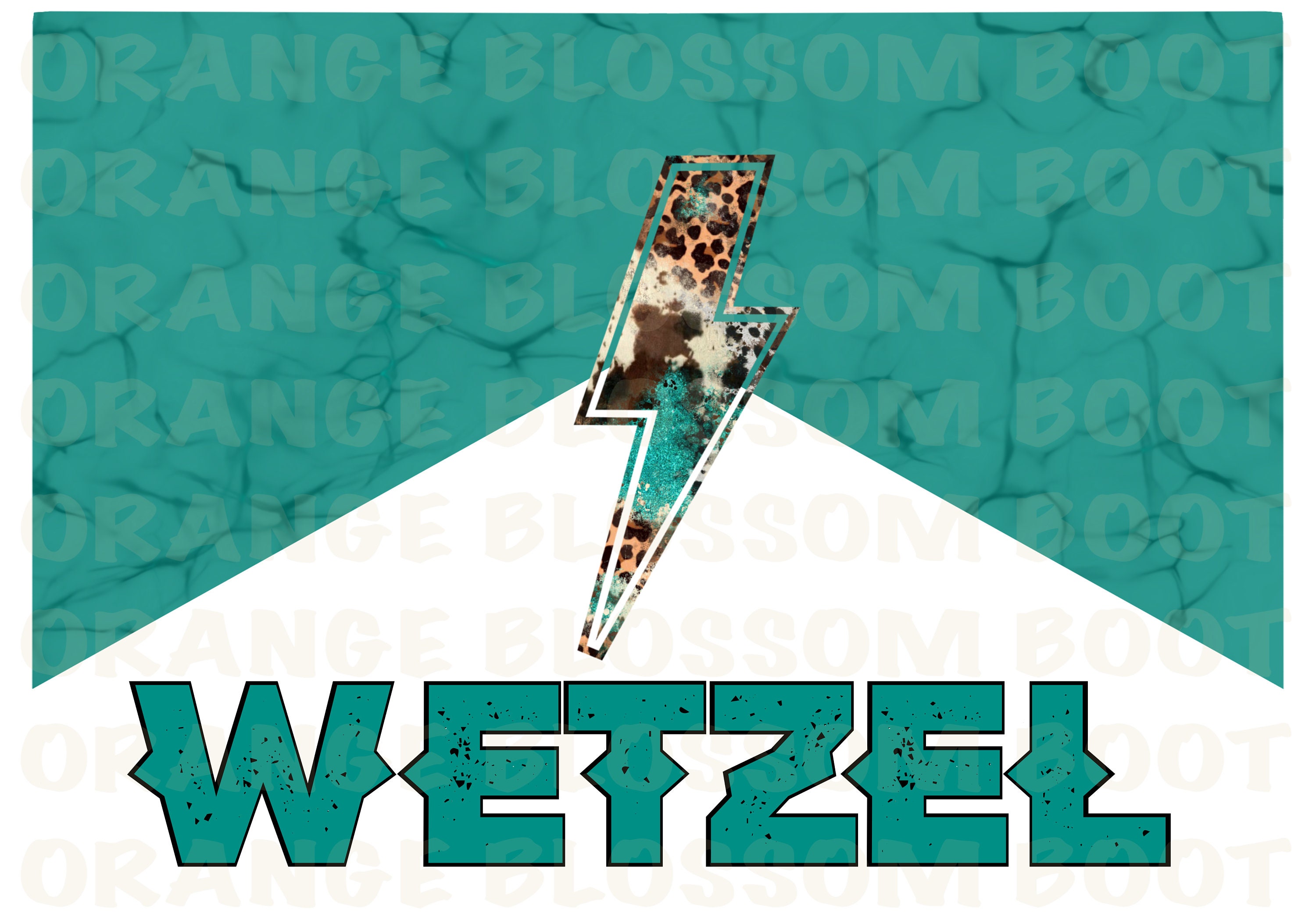 Wetzel Western Lightning Bolt PNG Digital File Etsy
