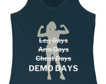Real Estate Investor Tank Top: Demo Day Workout Racerback