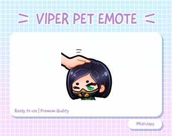 Viper Pet Emote for Twitch and Discord - VALORANT