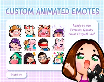 Custom Animated Emotes - Super Cute