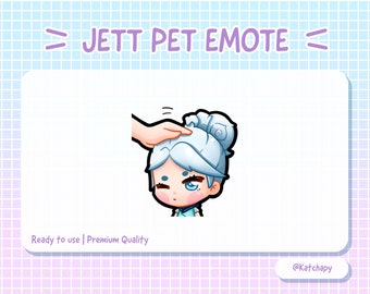 Jett Pet Emote for Twitch and Discord - VALORANT