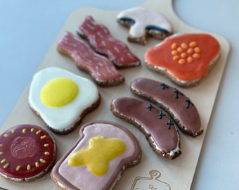 The Great British Barkuterie Co Fry up dog treat board