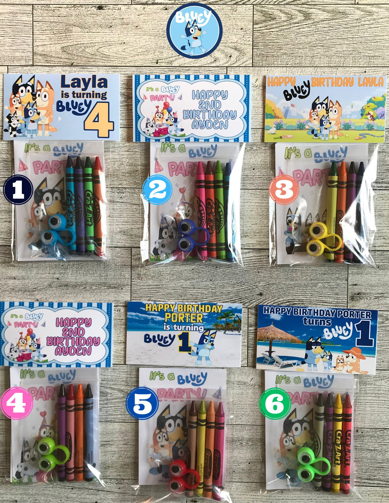 Bluey Coloring Pack with Finger Puppet
