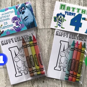 Inspired Monster Inc. University Party Favors Pouch Kit| Monster Inc Favors| Monster Inc Birthday| Monster Party | Monster Inc Party|