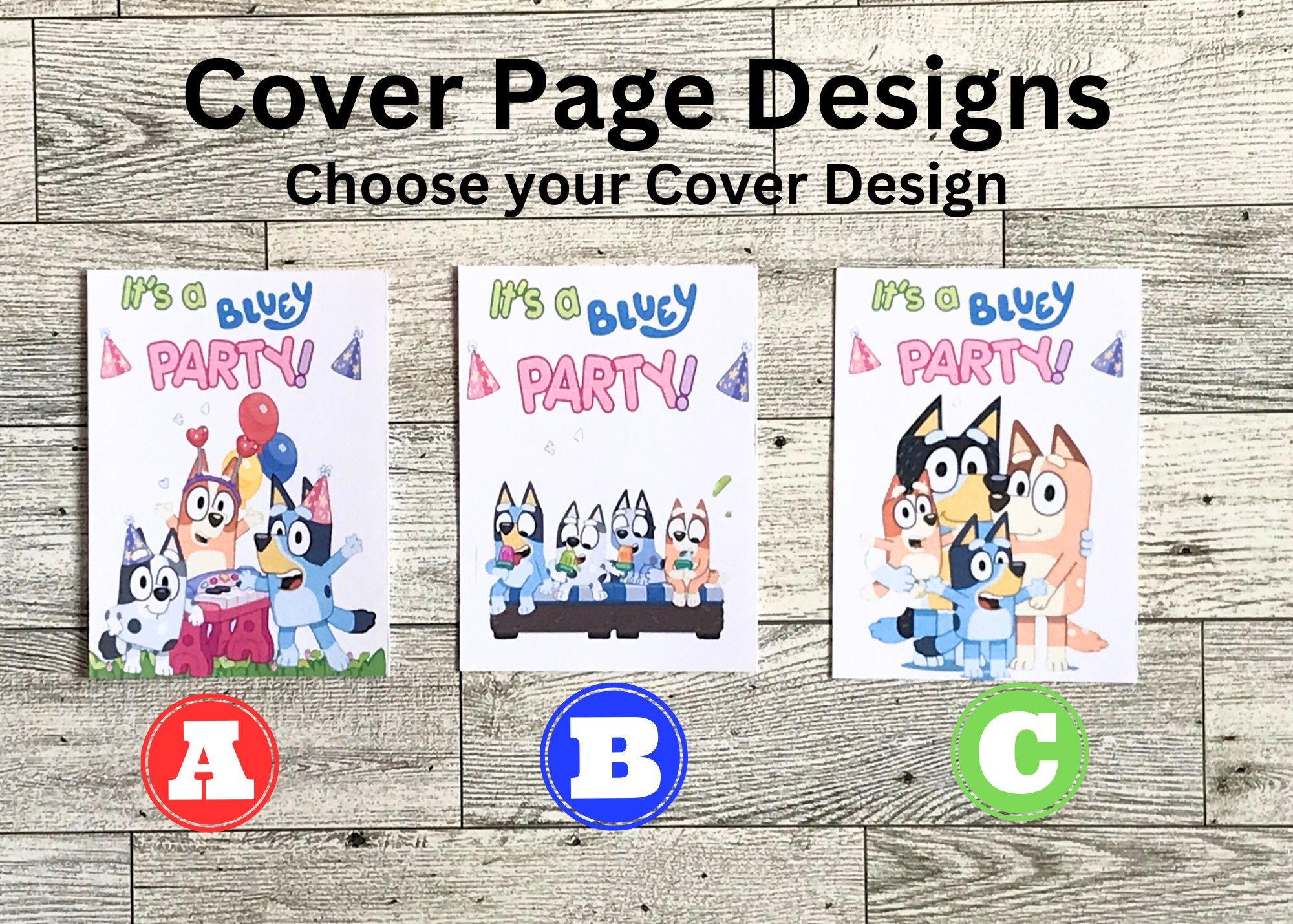 Bluey Coloring Pack with Finger Puppet