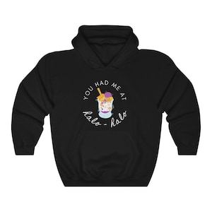 You Had Me At Halo - Halo Unisex Filipijnse Hoodie | Grappig Filipijns eten Hoodie | Halo-Halo Ube | Tagalog | Cadeau voor Pinoy Pinay | Filipijnen