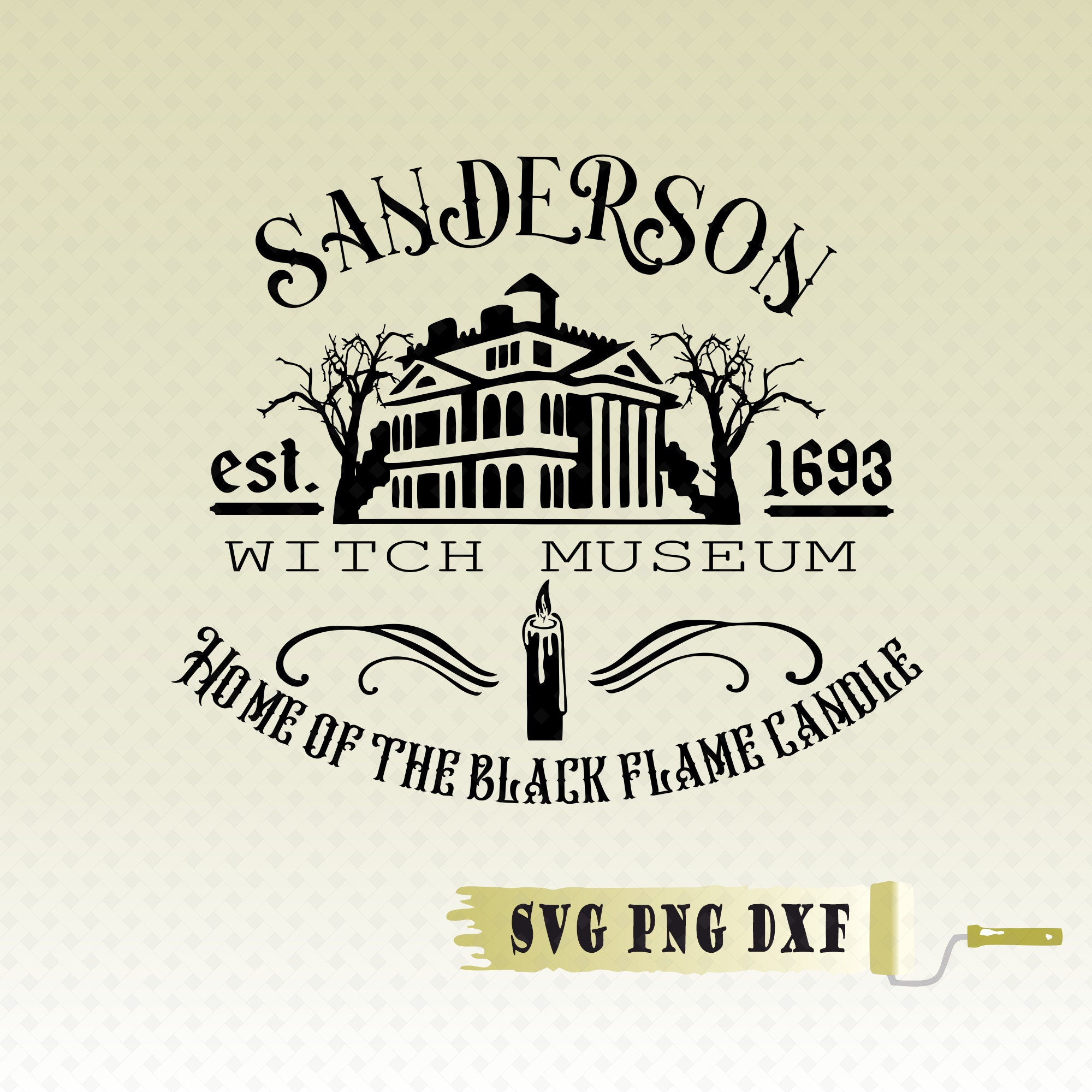 Sanderson Sisters Svg PNG Dxf, Black Flame Candle SVG, Hocus Pocus Svg ...
