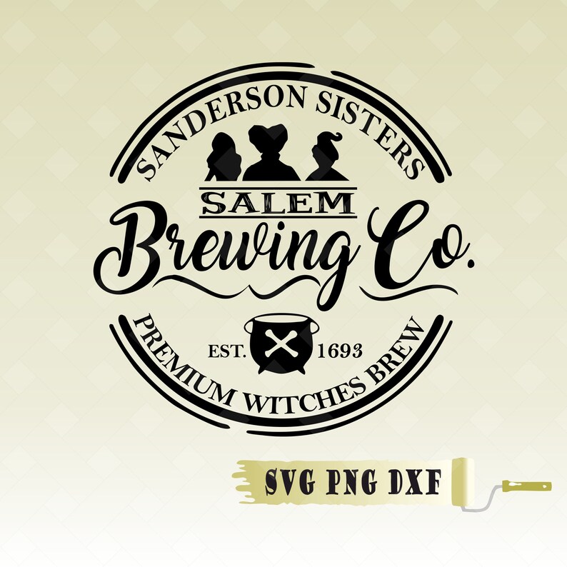 Sanderson Sisters Svg PNG Bundle, Brewing Co SVG, Hocus Pocus Svg