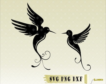 Hummingbird svg png, Bird SVG PNG, Hummingbirds Svg, Humming Bird Cut File For Silhouette Cricut Svg, DXF Png, Hummingbird print wall decor