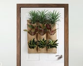 Vertical Garden Living Wall Planter - Eco-Friendly - 9 Pocket - Outdoor Indoor - Hanging Plant - Balcony - Patio - Biodegradable - Jute